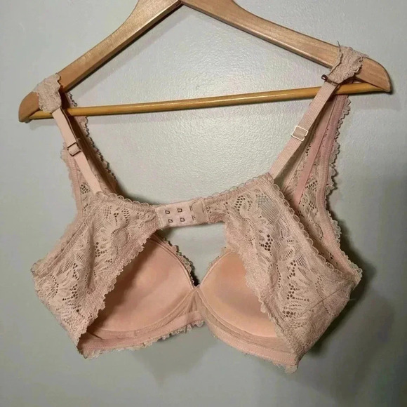 Aerie peachy pink  lace padded bra 36C - Picture 3 of 4